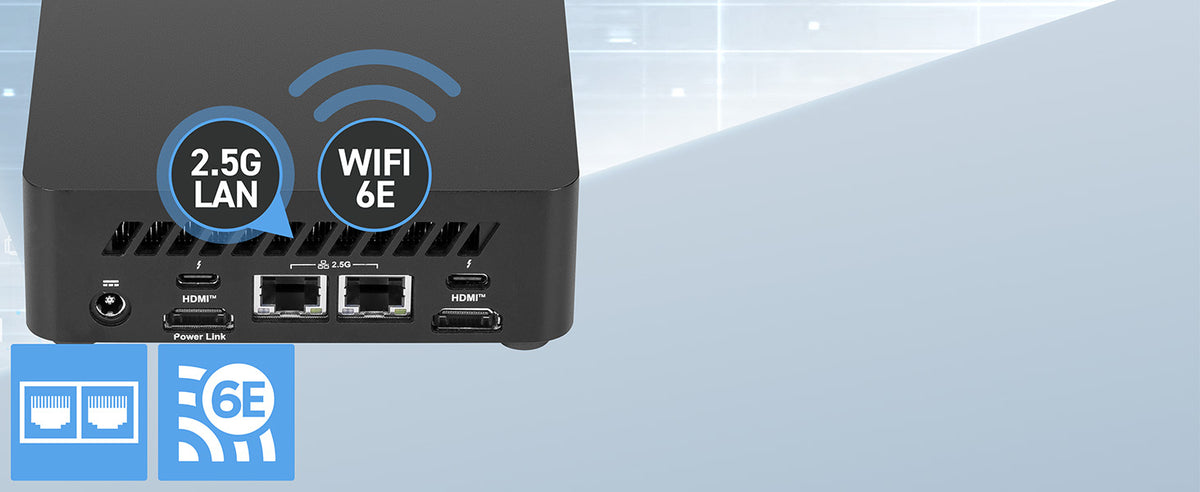 MSI Cubi NUC AI 1UMG Intel Core Ultra 7 155H (14th Gen - Core Ultra Series 1), Barebone, NUC, SFF, Mini Computer, HTPC, (NO RAM, NO Storage, NO OS), Intel Graphics/DDR5/Dual ThunderBolt 4/Dual HDMI/Dual LAN/WiFi 6E/BT 5.3/VESA - NUC AI 1UMG i7 155H BB