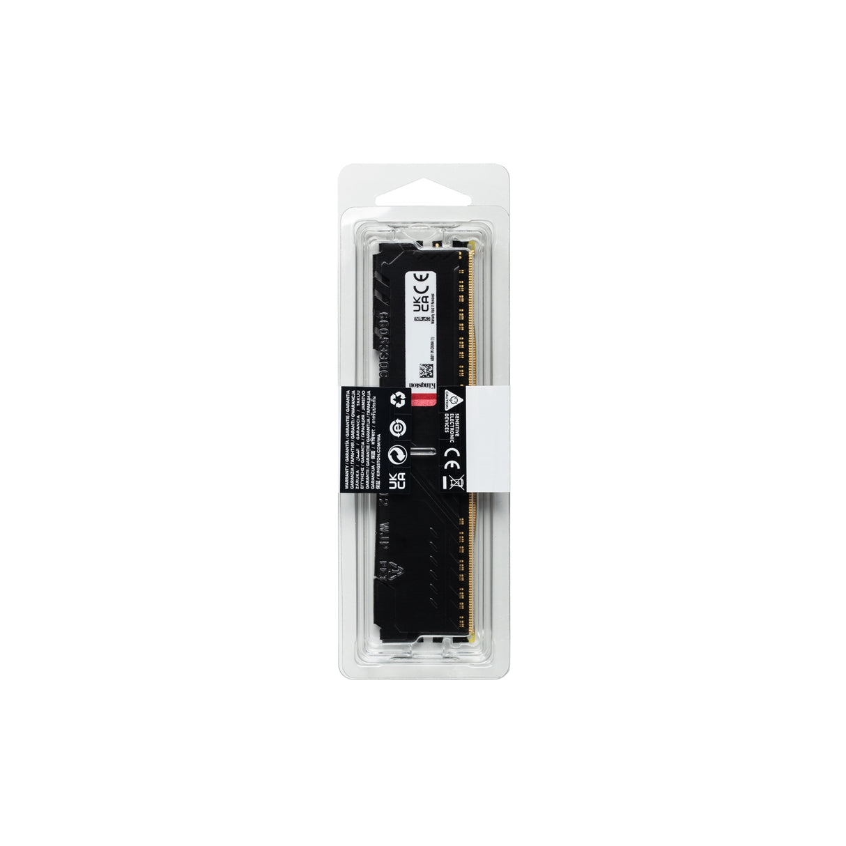 Kingston FURY Beast KF432C16BB/16 16GB (1x 16GB) DIMM System Memory, 3200MHz, DDR4, CL16, Black, Intel XMP