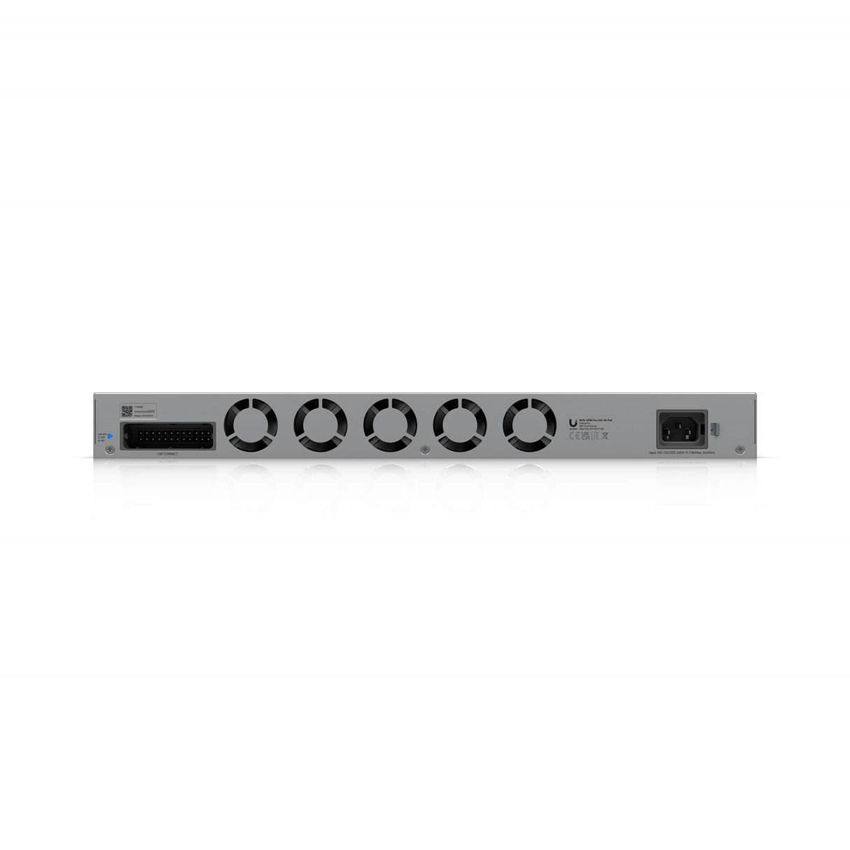 Ubiquiti (USW-Pro-XG-48) Professional-grade, 48-port Layer 3 Etherlighting switch with (32) 10 GbE, (16) 2.5 GbE, and (4) 25G SFP28 ports.