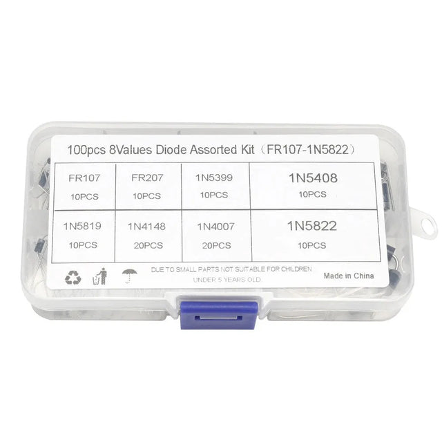 100pcs Diode Assortment