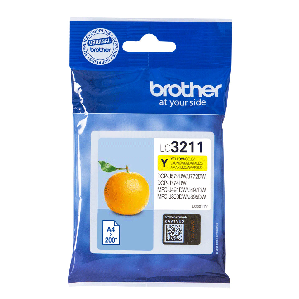 Brother LC3211Y ink cartridge 1 pc(s) Original Standard Yield Yellow