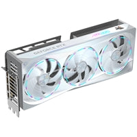 Gigabyte NVIDIA GeForce RTX 5080 AORUS MASTER ICE 16GB GDDR7 Graphics Card, 10752 CUDA Cores, 2805 MHz Core Clock, Triple Fan, White, RGB, 3x DisplayPorts / 1x HDMI Port