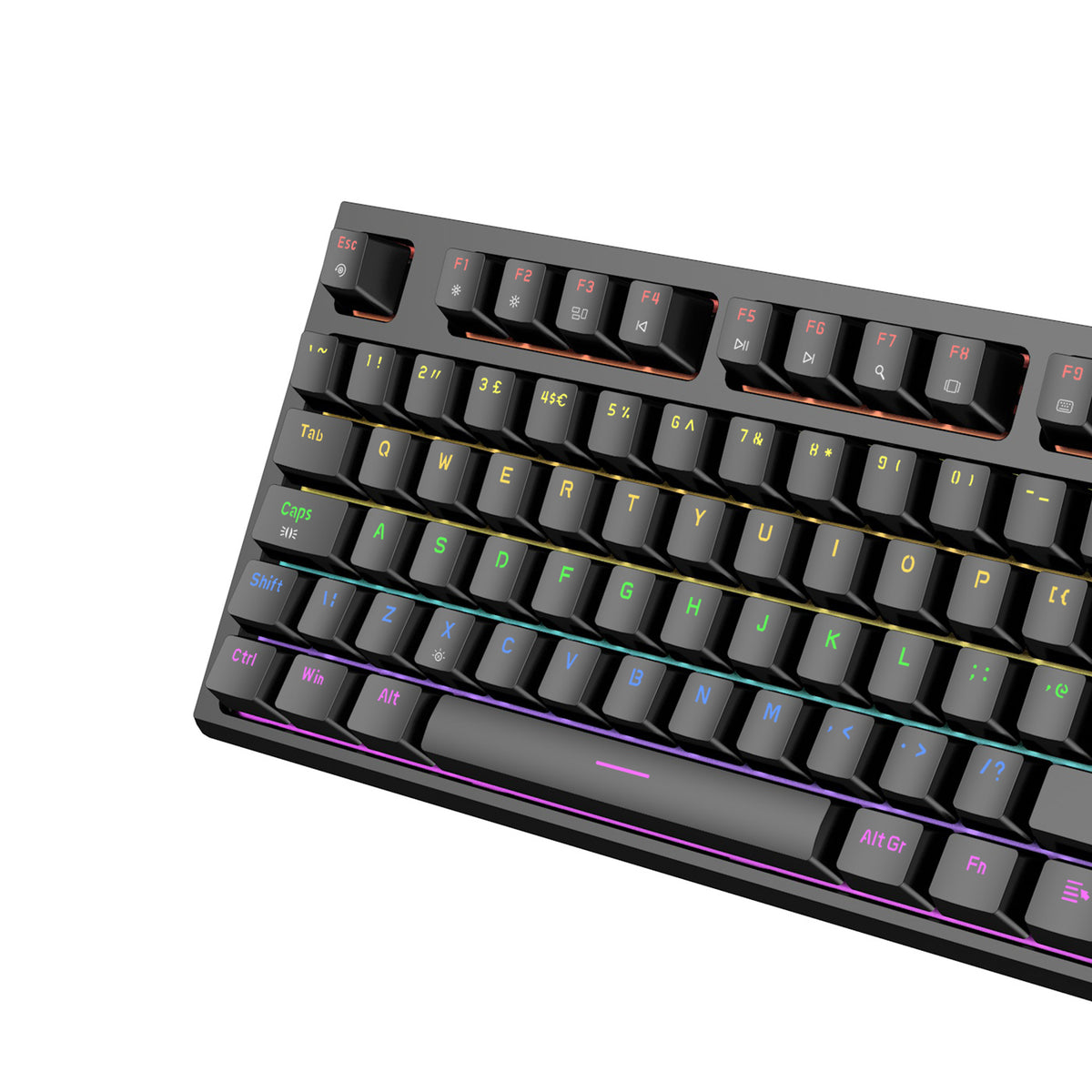VIDA MAGNA MAGNETIC USB RGB keyboard Gaming QWERTY UK English Black