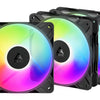 ARCTIC Freezer P12 Pro Reverse A-RGB - 3 Pack Computer case Fan 12 cm Black 3 pc(s)
