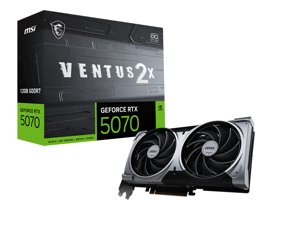 MSI GeForce RTX 5070 12G VENTUS 2X OC NVIDIA 12 GB GDDR7