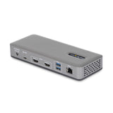 StarTech.com Dual-Monitor USB-C Docking Station, HDMI, 4K 60Hz, 100W Laptop Charging, 1GbE, Driverless, Multi-Monitor Dock For Windows