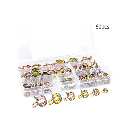 60pcs Spring Hose Clamp Assortment