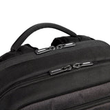 Targus CitySmart backpack Casual backpack Black, Grey Faux leather, Polyurethane (PU)