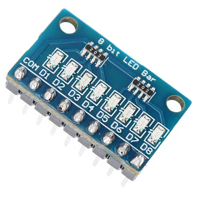 8-Bit Red Common Cathode LED Bar Graph Module