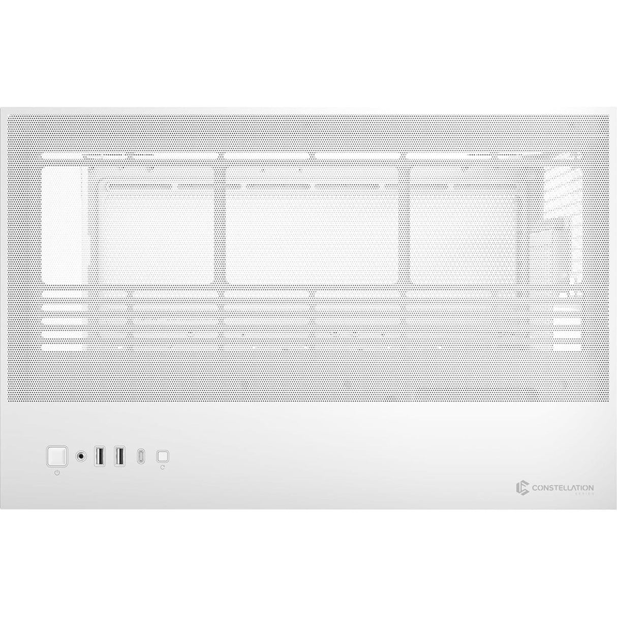 ANTEC Constellation C8 Dual Chamber Case, Gaming, White, Full Tower, 2 x USB 3.0 / 1 x USB Type-C, Seamless Left and Front Tempered Glass Side Panel, E-ATX, ATX, Micro ATX, ITX