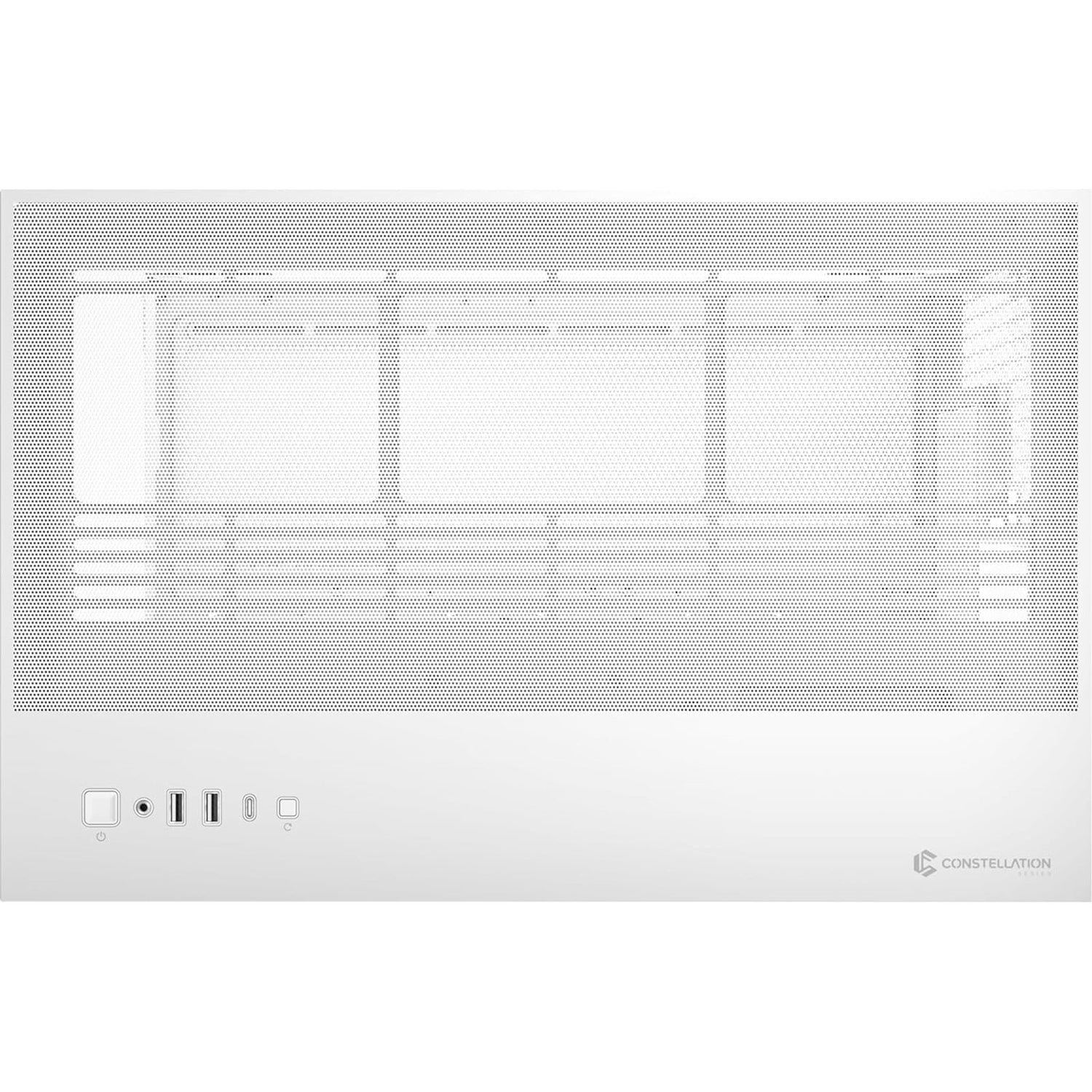 ANTEC Constellation C8 Dual Chamber Case, Gaming, White, Full Tower, 2 x USB 3.0 / 1 x USB Type-C, Seamless Left and Front Tempered Glass Side Panel, E-ATX, ATX, Micro ATX, ITX