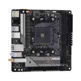ASRock A520M-ITX/ac AMD AM4 Socket Motherboard, Mini-ITX, 2x DDR4 Slots, 1x M.2 Socket, GbE LAN, Wi-Fi 5, 1x DisplayPort / 1x HDMI Port