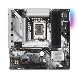 ASRock B760M PRO RS Intel 1700 Socket Motherboard, Micro-ATX, 4x DDR5 Slots, 3x M.2 Socket, Fitted I/O Shield, 2.5GbE LAN, 1x DisplayPort / 1x HDMI Port
