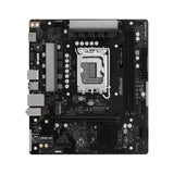 ASRock H810M-H Intel 1850 Socket Motherboard, Micro-ATX, 2x DDR5 Slots, 1x M.2 Sockets, GbE LAN, 1x HDMI Port