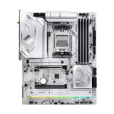 ASRock X870 STEEL LEGEND WIFI AMD AM5 Socket Motherboard, ATX, 4x DDR5 Slots, 3x M.2 Sockets, Fitted I/O Shield, 2.5GbE LAN, Wi-Fi 7, 1x HDMI Port / 2x USB-C (USB4)