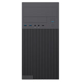 CiT Mentor Micro-ATX Office PC Case With USB Type C and 80mm Rear Black Fan Included