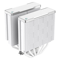 DeepCool AK620 WH Fan CPU Cooler, Universal Socket, Dual Powerful 120mm FDB PWM White Fans, 1850RPM, 6 Heat Pipes, 260W Heat Dissipation Power, Unique Matrix Fin Design, White Edition,