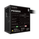 GIGABYTE GP-P550SS 550W 80 PLUS Silver Certified Power Supply - ATX 3.0 Standard, Quiet 120mm Fan, Flat Cable Design, BULK PACK