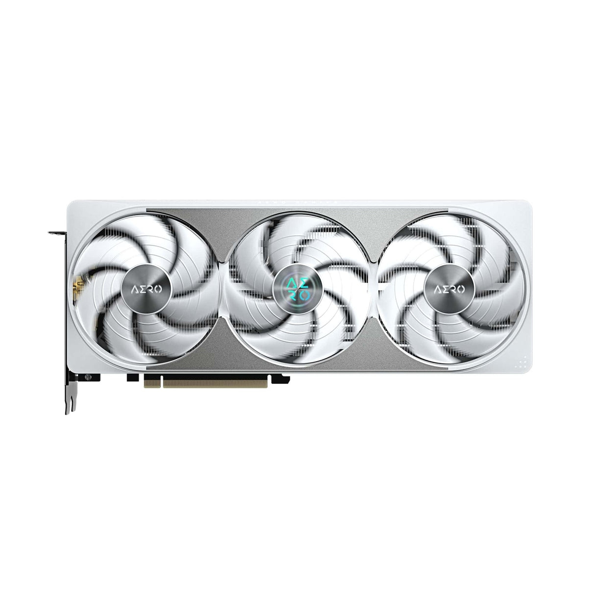 Gigabyte NVIDIA GeForce RTX 5080 AERO OC SFF 16GB GDDR7 Graphics Card, 10752 CUDA Cores, 2730 MHz Core Clock, Triple Fan, White, RGB, 3x DisplayPorts / 1x HDMI Ports