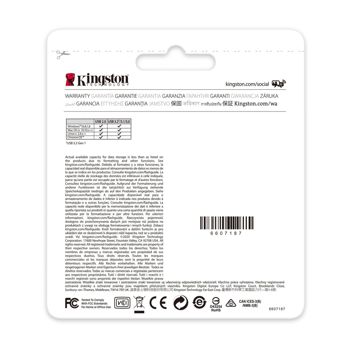 Kingston DataTraveler Kyson 128GB USB 3.2 Capless Metal USB Flash Drive
