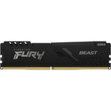 Kingston FURY Beast KF432C16BB/16 16GB (1x 16GB) DIMM System Memory, 3200MHz, DDR4, CL16, Black, Intel XMP