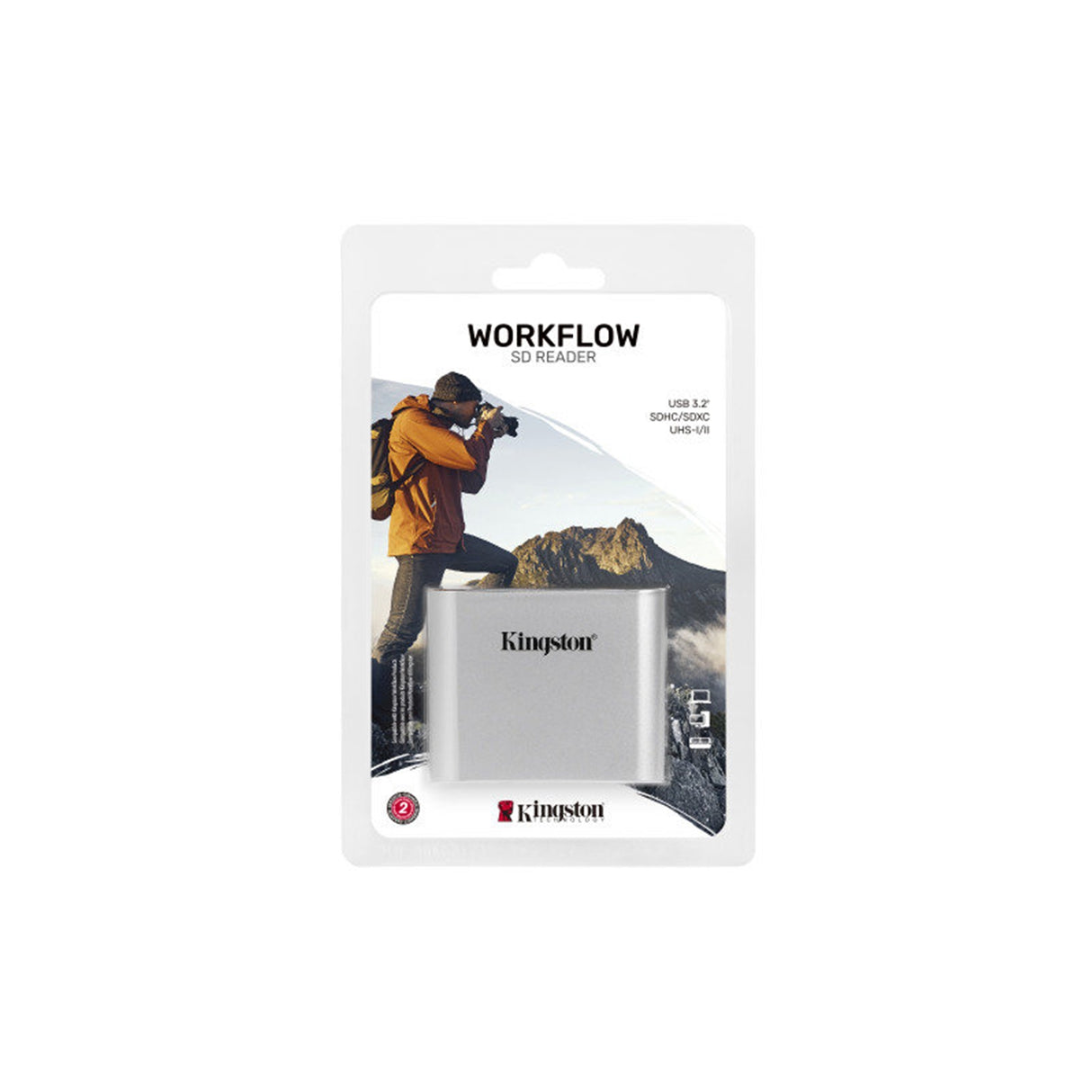Kingston KTC Workflow SD Reader SDHC / SDXC UHS-II Card Reader