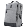 Marvo Scorpion Urbano 20 Black Waterproof 15.6 Inch Laptop Backpack with USB Charging Port (Grey)