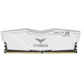 TEAM DELTA 16GB DESKTOP MEMORY, RGB, DDR4, 3200MHZ, CL16, WHITE