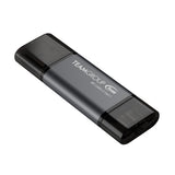 Team TX1364GC01 2 in 1 Dual OTG 64GB Flash Drive, X1 USB 3.2 Gen1, Type C & A, Plug and Play