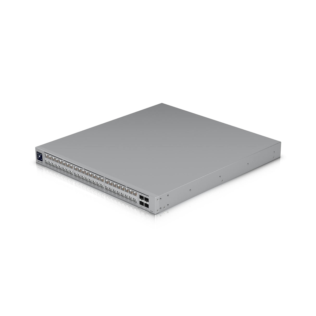 Ubiquiti (USW-Pro-XG-48) Professional-grade, 48-port Layer 3 Etherlighting switch with (32) 10 GbE, (16) 2.5 GbE, and (4) 25G SFP28 ports.