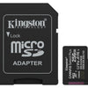 Kingston Technology 256GB microSDXC Canvas Select Plus Gen3 150MB/s A1 Card + Adapter
