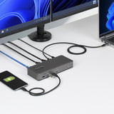 StarTech.com Dual-Monitor USB-C Docking Station, HDMI, 4K 60Hz, 100W Laptop Charging, 1GbE, Driverless, Multi-Monitor Dock For Windows