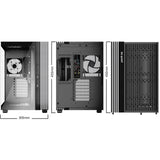 be-quiet! Light Base 600 LX, Black, Midi-Tower ATX Case, Massive ARGB LED Strip, Full Windowed Design, 4x Light Wings LX 120mm PWM fans included