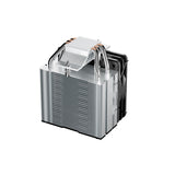 be quiet! Pure Rock Slim 3 Fan CPU Cooler, Universal Socket, High Quality 100mm PWM Black Cooling Fan, 1700RPM, 3 Heat Pipes, 130W TDP, Intel 1851/ 1700 & AMD AM4/ AM5 Compatible